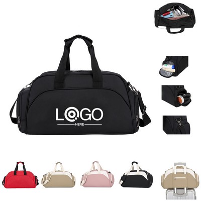Duffle Bag for Travel Sports with Shoe Compartment